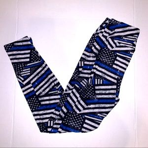 Back The Blue Leggings